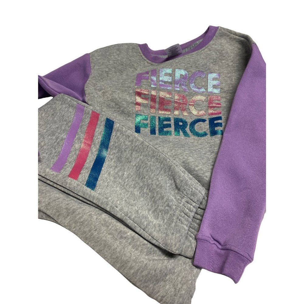 2 pc Kidtopia fierce sweatshirt pants set NWT